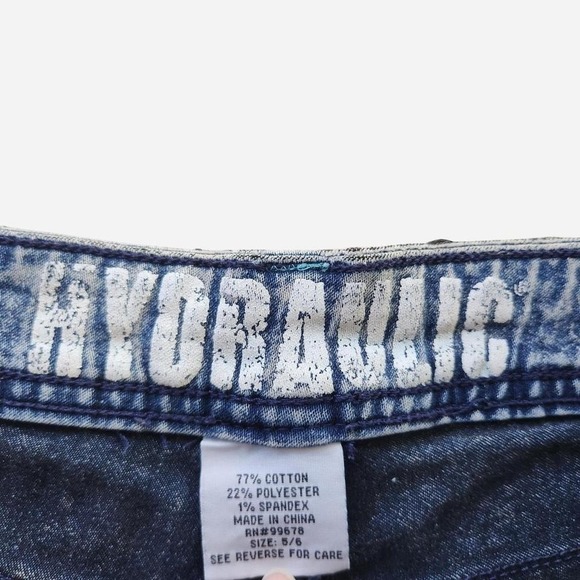 true vintage low-rise hydraulic mini shorts - Picture 4 of 4